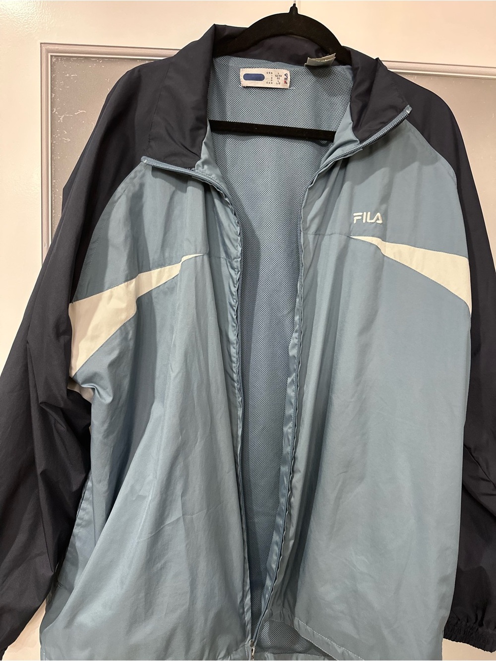 Official FILA Full Zip Windbreaker Track Jacket